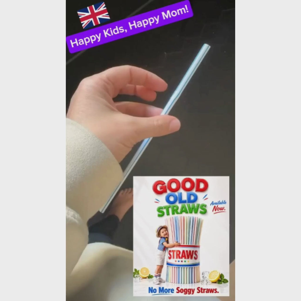 Drinking Straws for Kids Who Hate Soggy Paper Straws