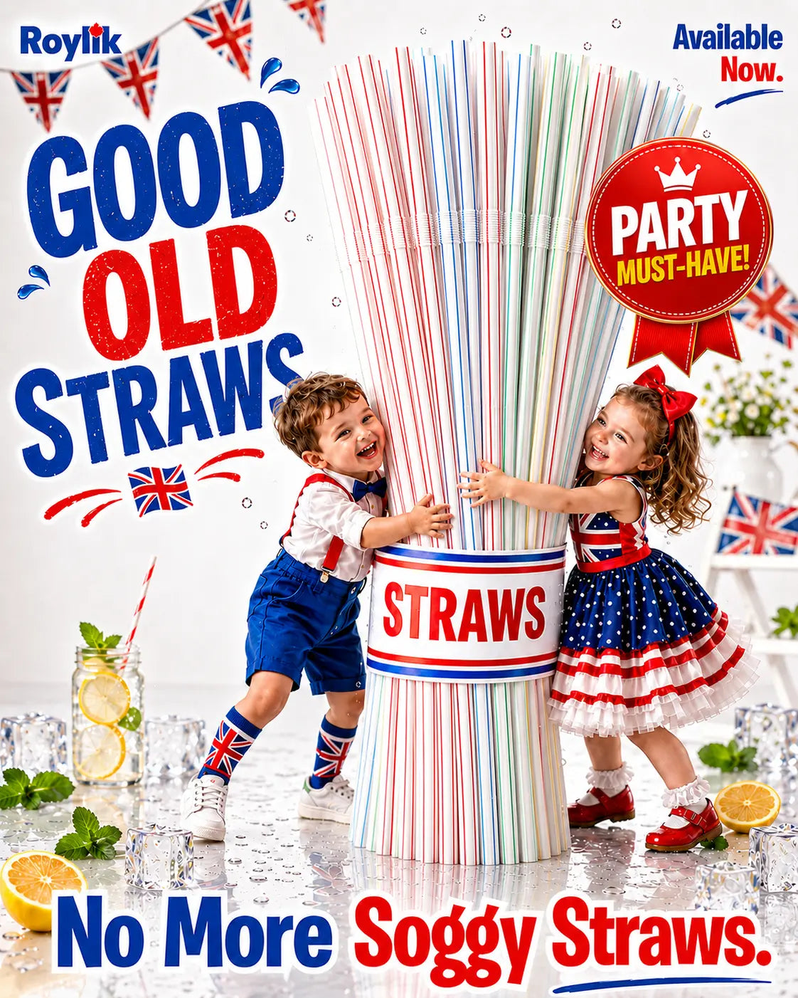 Colorful Bendable Straws for Kids Who Hate Soggy Straws
